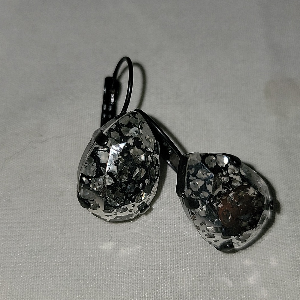 Art Deco Style Patina Earrings